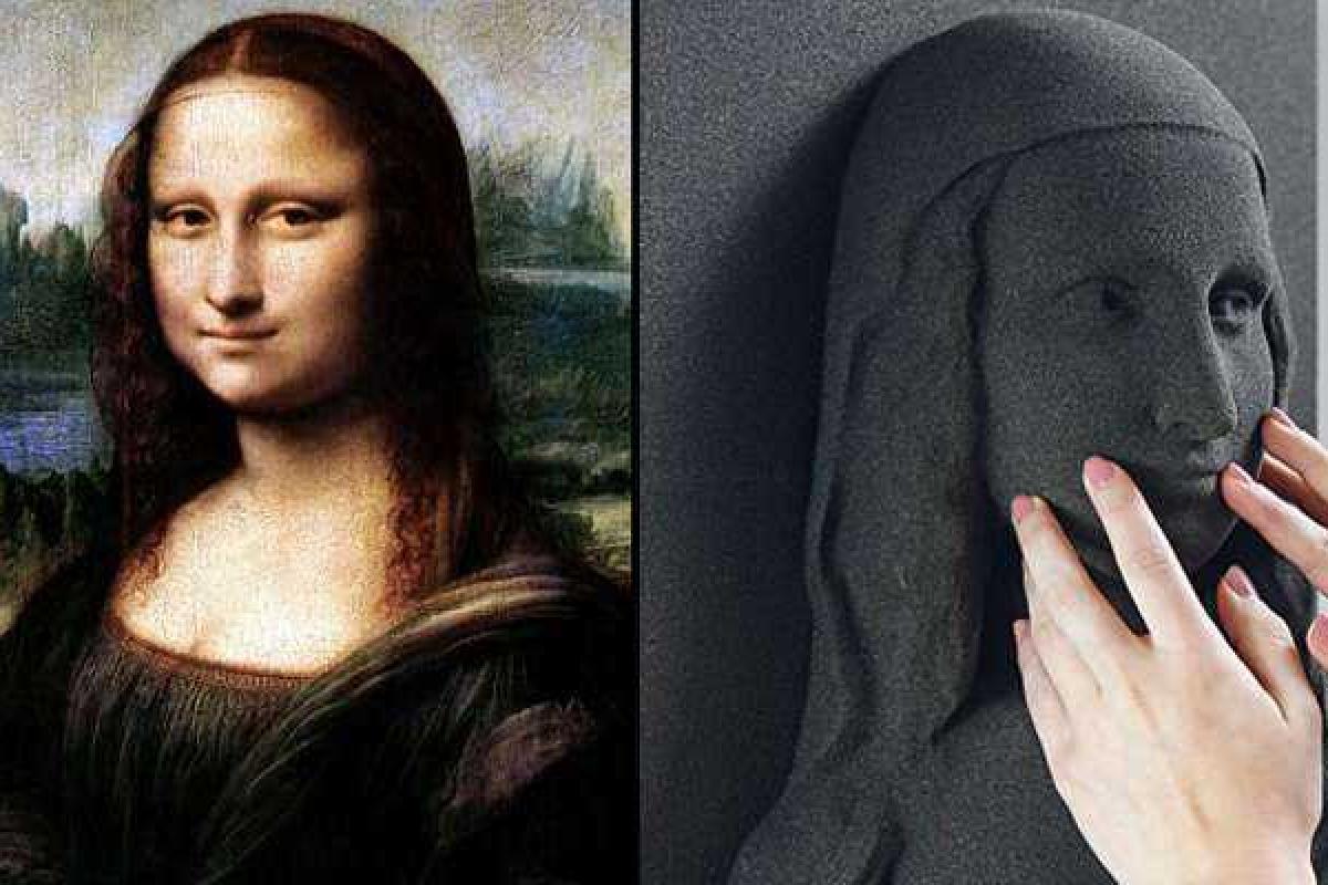 Знаменитая "Мона Лиза", воспроизведенная на 3D-принтере, стала доступна для людей с изъянами зрения