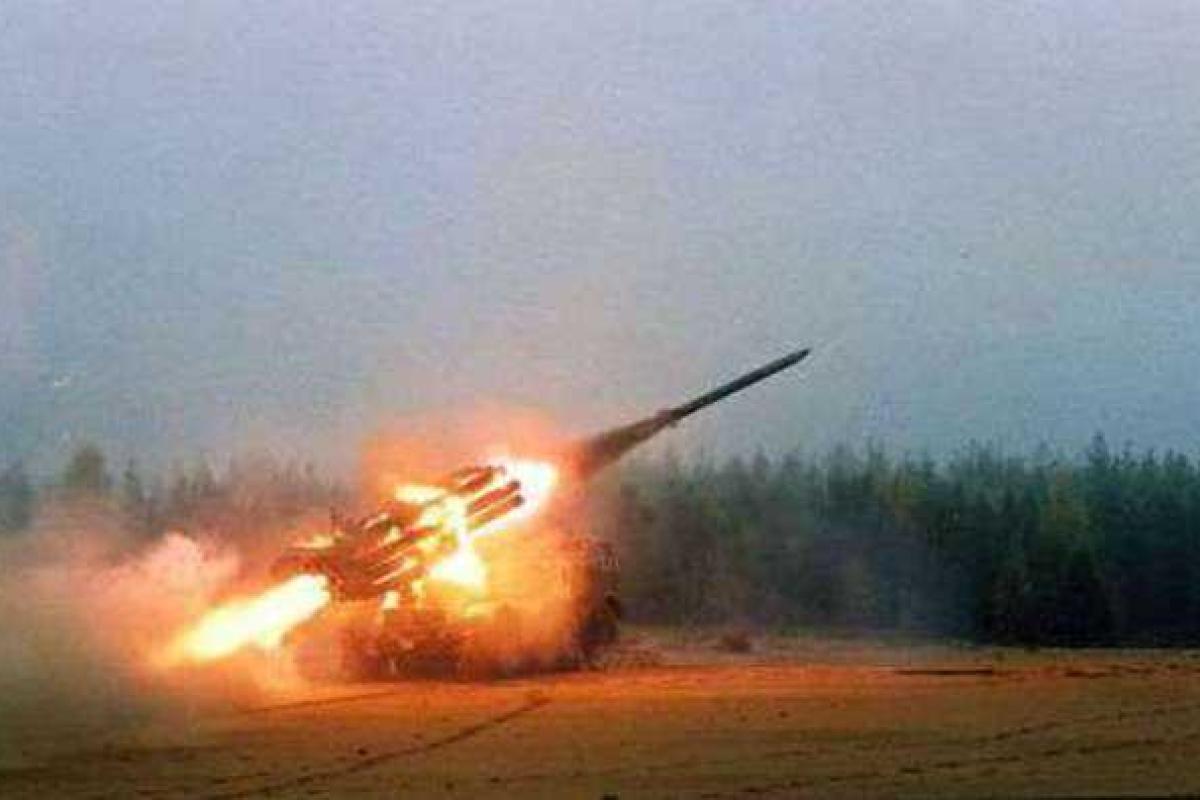 Боевики открыли огонь из РСЗО в направлении Горловки Боевики открыли огонь из РСЗО в направлении Горловки