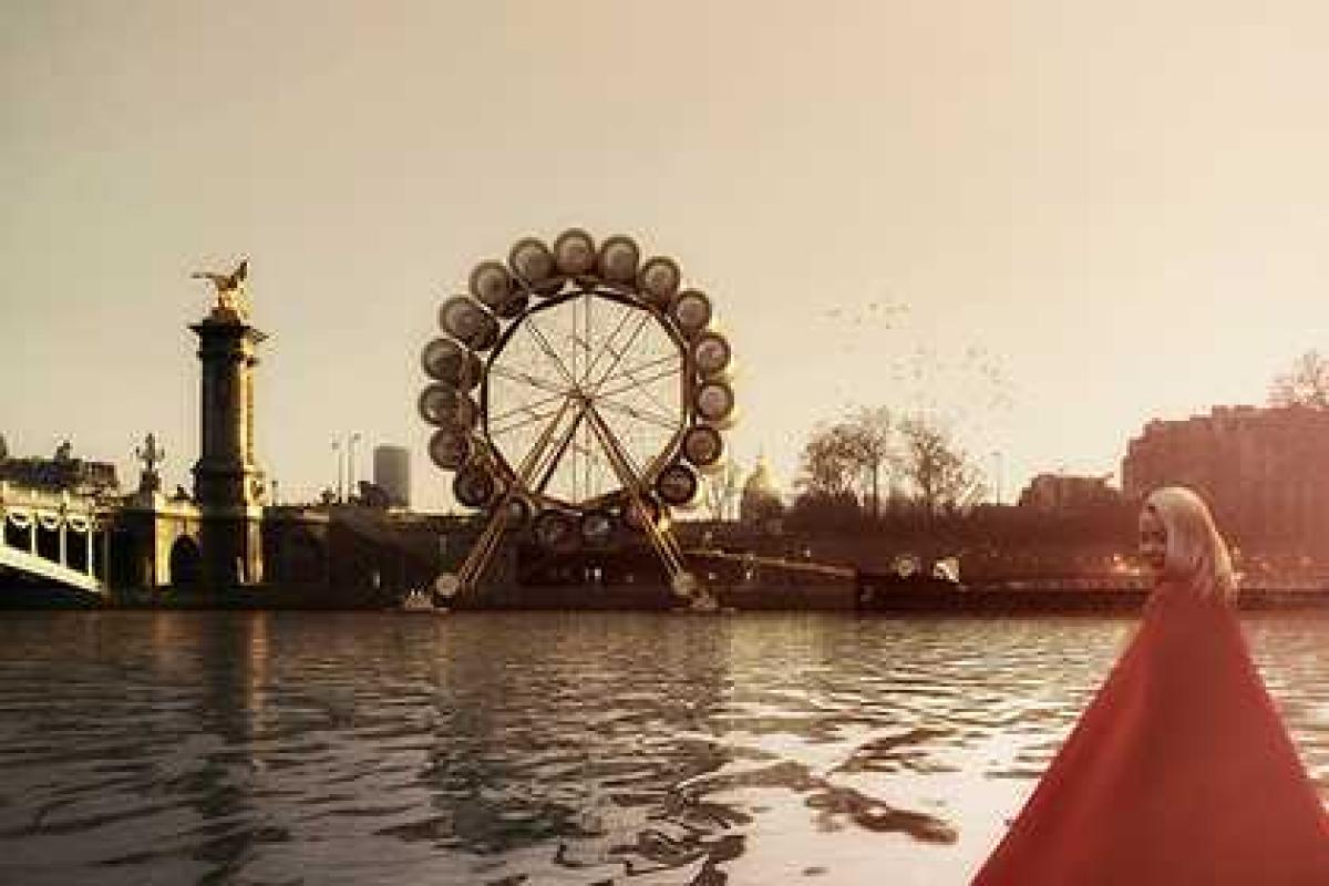 В Париже на берегу Сены появится необычный престижный отель в виде колеса обозрения