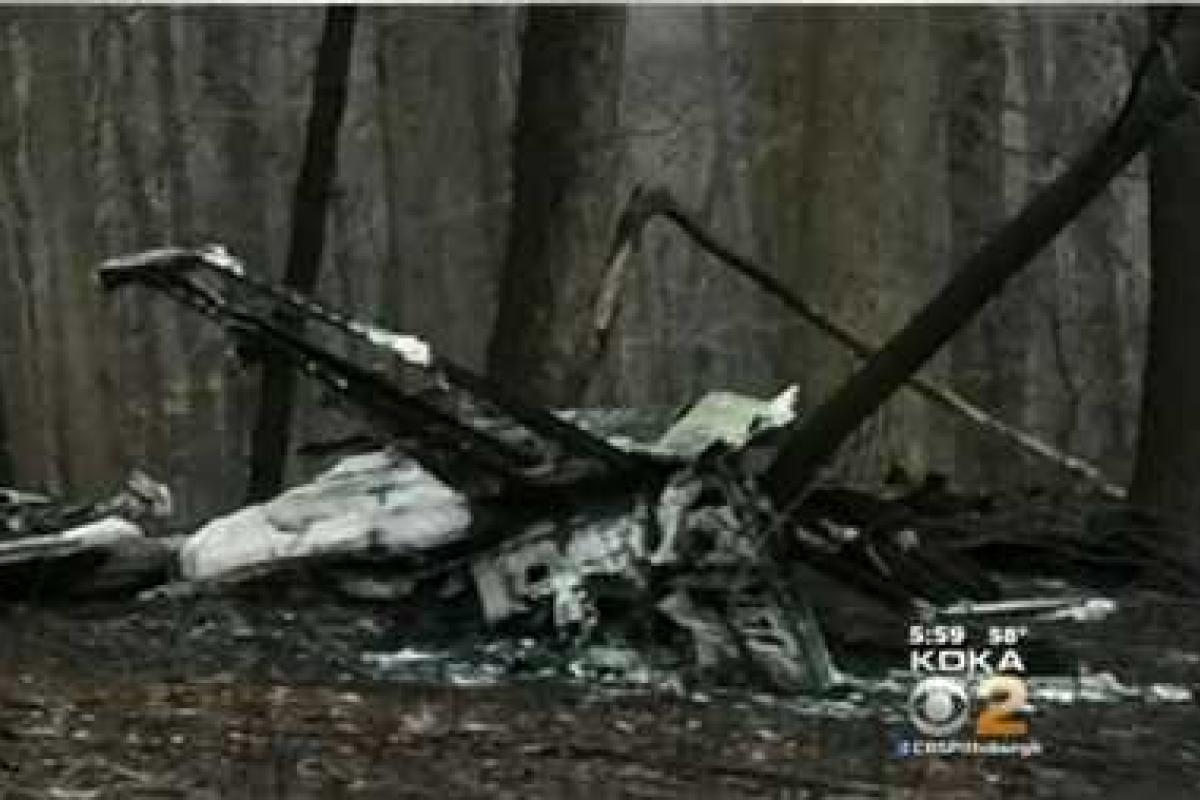 В США возле местного курорта в штате Пенсильвания рухнул легкомоторный самолет