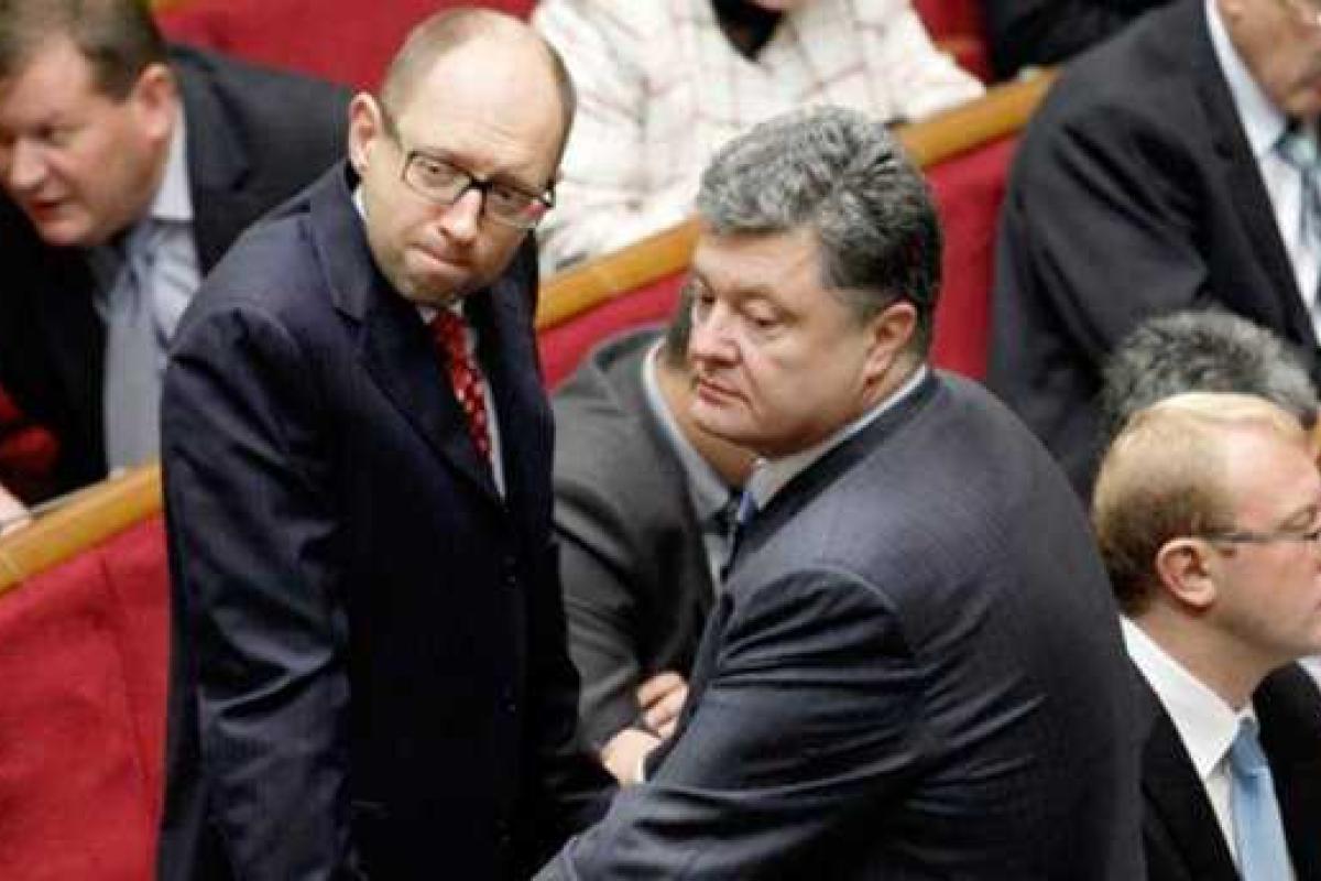 Порошенко предупредил Яценюка, что в марте он будет отправлен в отставку - журналисты