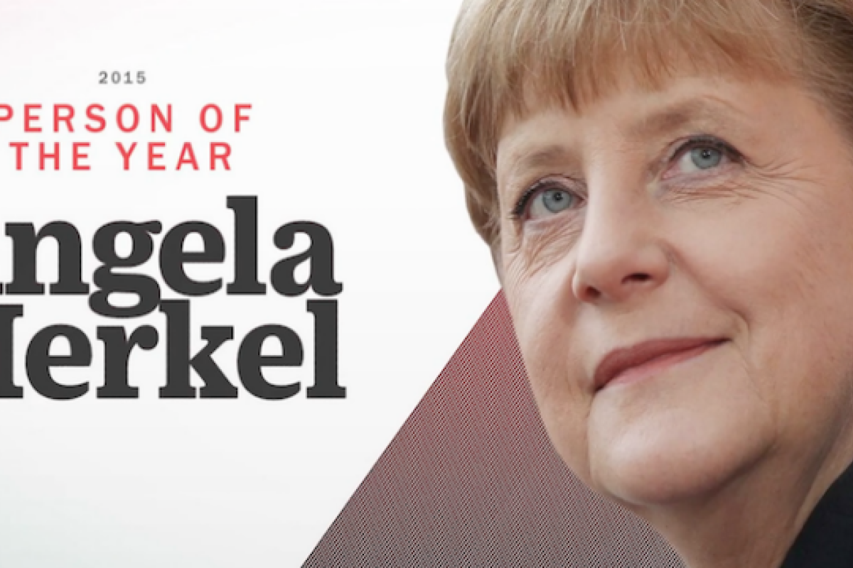 Канцлер Германии Ангела Меркель стала человеком года по версии журнала "TIME"
