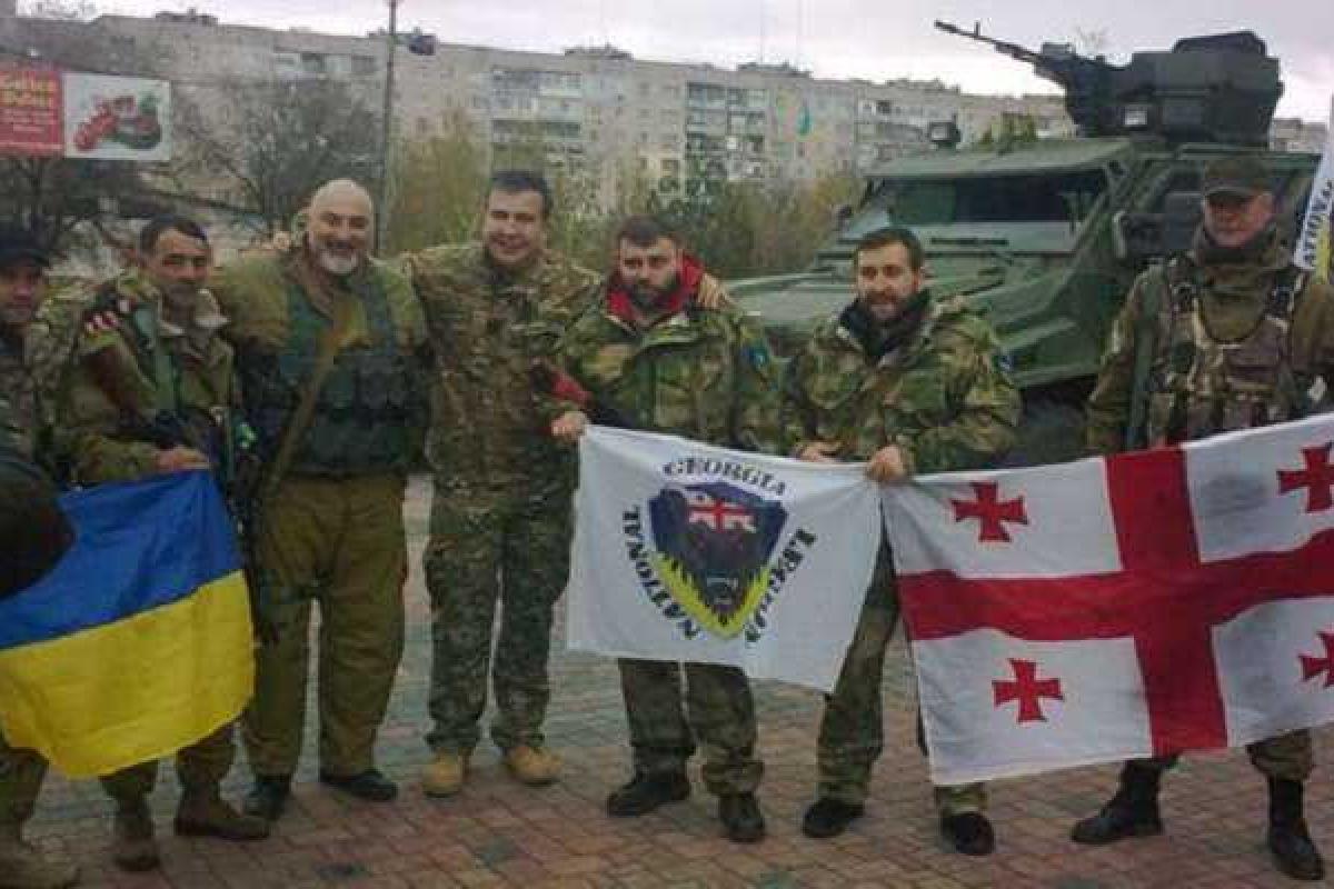 Грузинские добровольцы, воюющие в АТО, пригрозили Авакову: придется отвечать за оскорбление. Видео