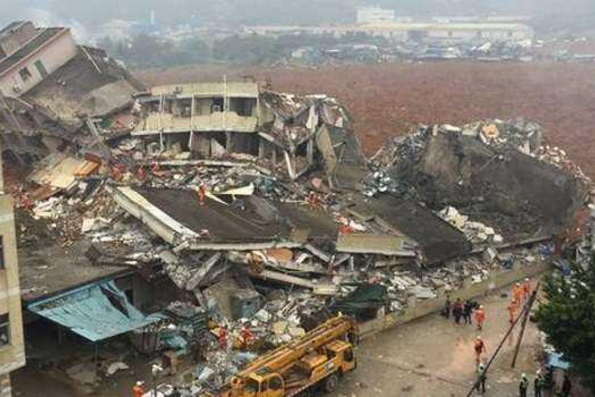 Озвучено количество жертв масштабного оползня в Китае