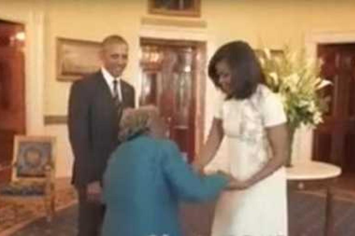 Супруги Обама провели необычный прием: Белый дом посетила 106-летняя долгожительница 