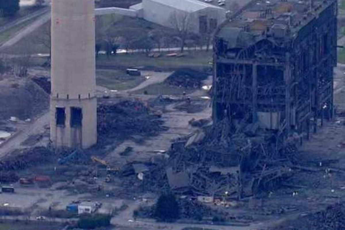 В Британии на частично разрушенной электростанции произошел взрыв