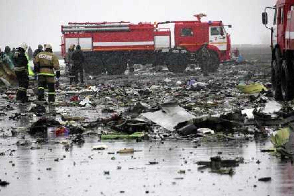 В Сети появилось полное видео крушения авиалайнера "Boeing", разбившегося в аэропорту Ростова-на-Дону