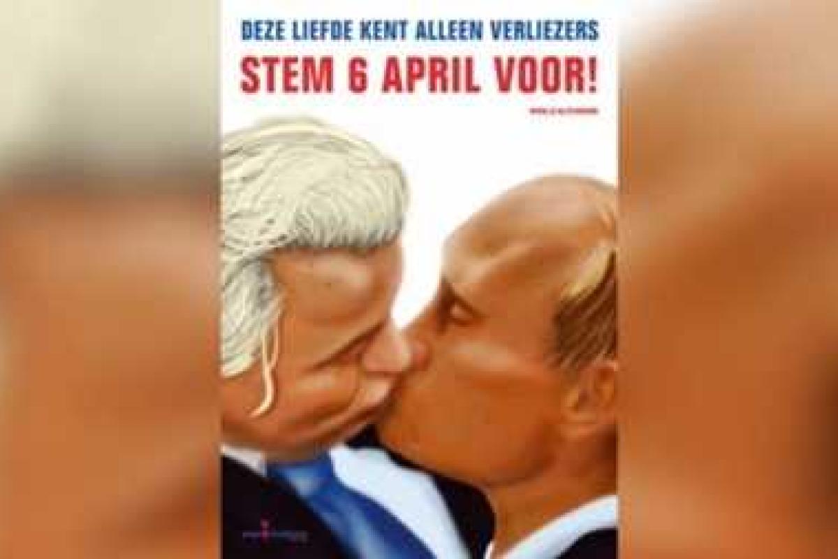 Нидерландская железная дорога запретила размещать на станциях и автобусных остановках плакаты с целующимся Путиным