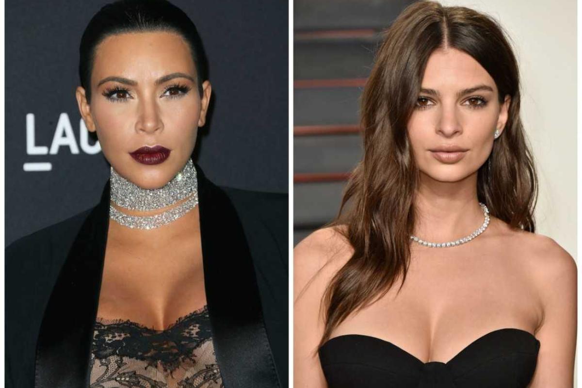 Ким Кардашьян и модель Эмили Ратаковски сделали совместное пикантное селфи