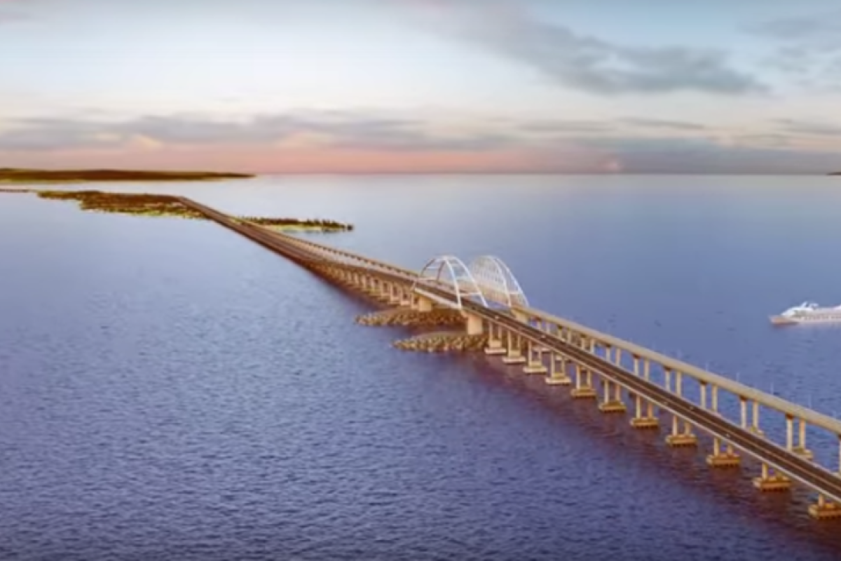 В Сети опубликован новый ролик с компьютерной визуализацией Крымского моста В Сети опубликован новый ролик с компьютерной визуализацией Крымского моста