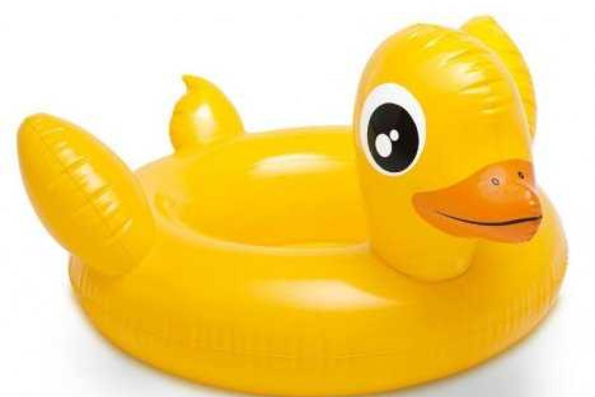 В Москве соревнования по плаванию чуть не сорвал фанат, рассекавший в бассейне с кругом-уточкой