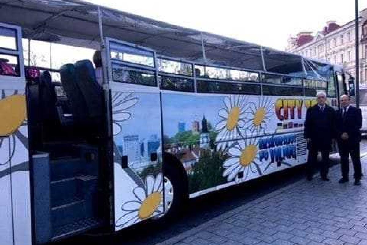 В Вильнюсе запустили "украиноязычные" автобусы