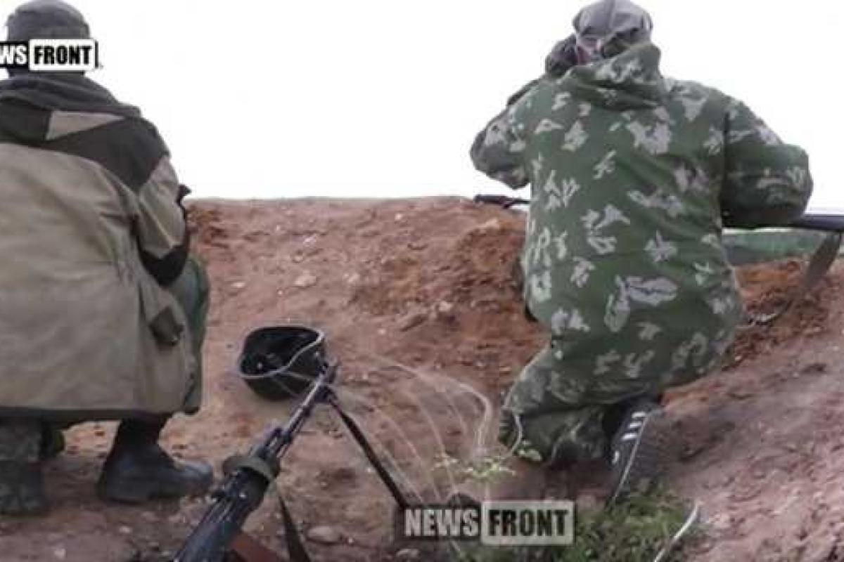 Боевики "засветили" свои позиции под Донецком