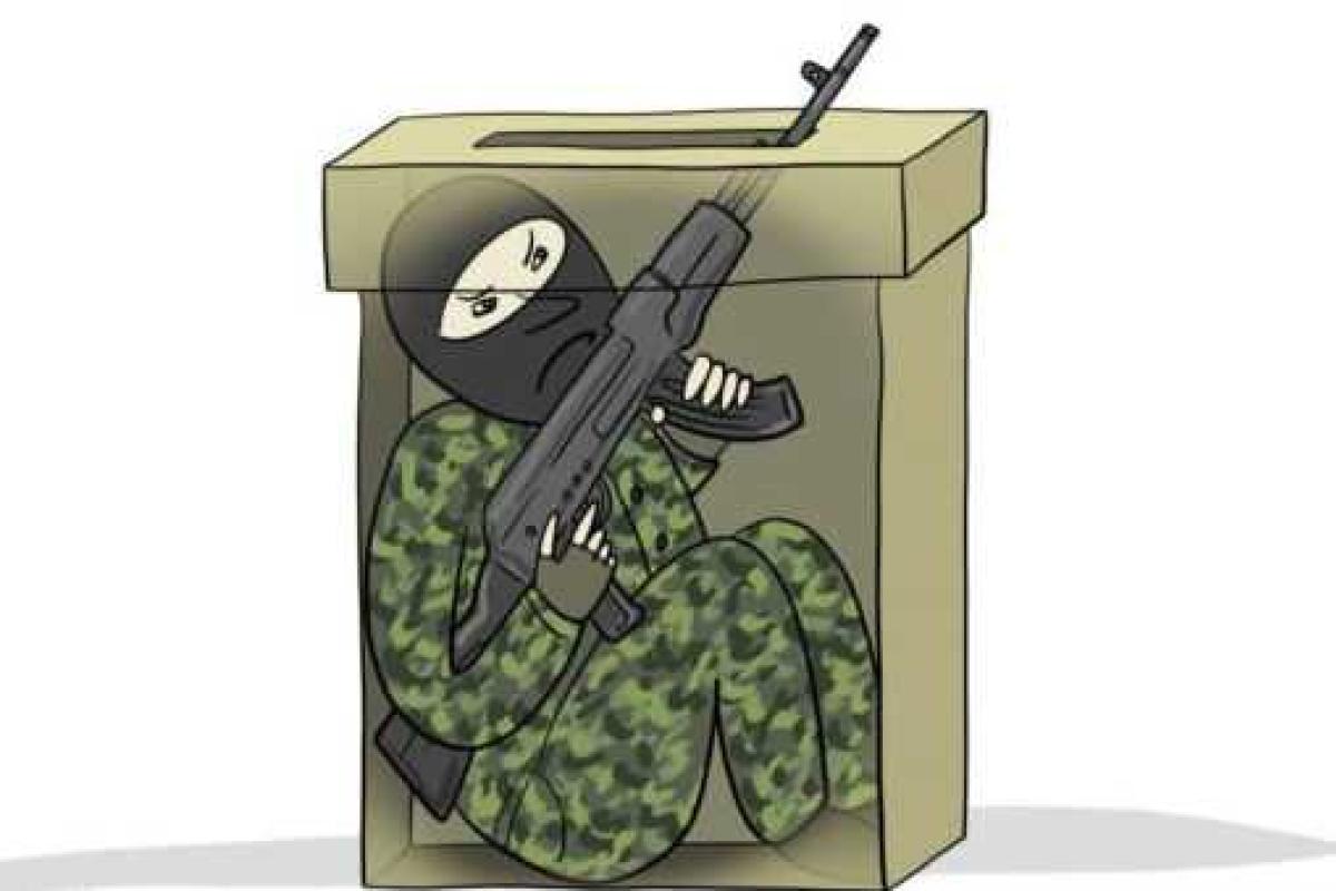 Педагог из Луганска: дали команду готовить избирательные участки... Педагог из Луганска: дали команду готовить избирательные участки...