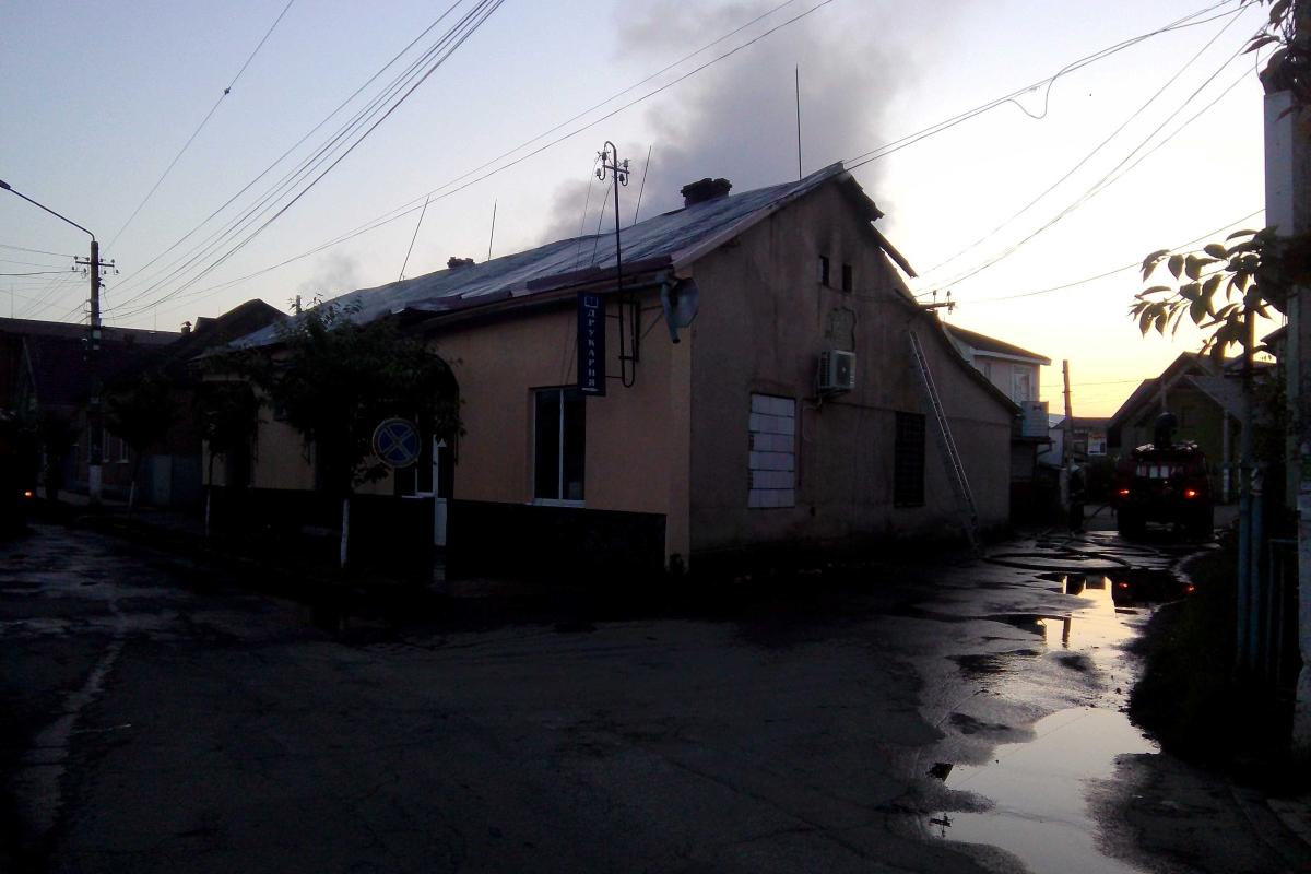 В Иршаве горела городская типография В Иршаве горела городская типография