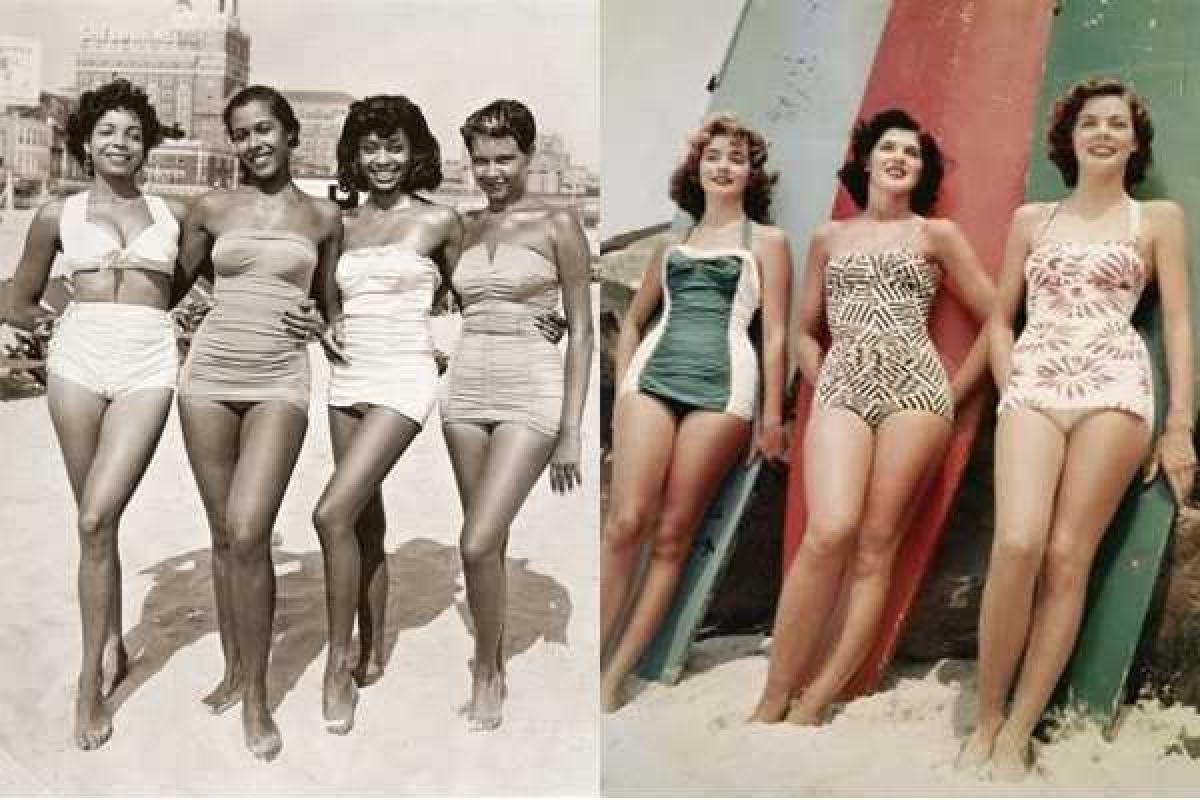 В Сети появился ролик, показывающий, как менялась пляжная мода на протяжении 100 лет