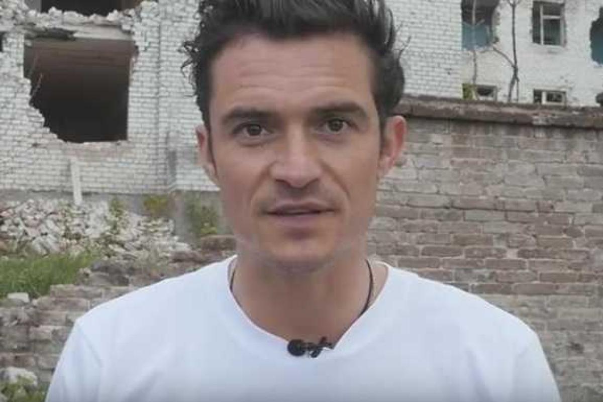 Голливудский актер Орландо Блум записал видеообращение к детям Донбасса Голливудский актер Орландо Блум записал видеообращение к детям Донбасса