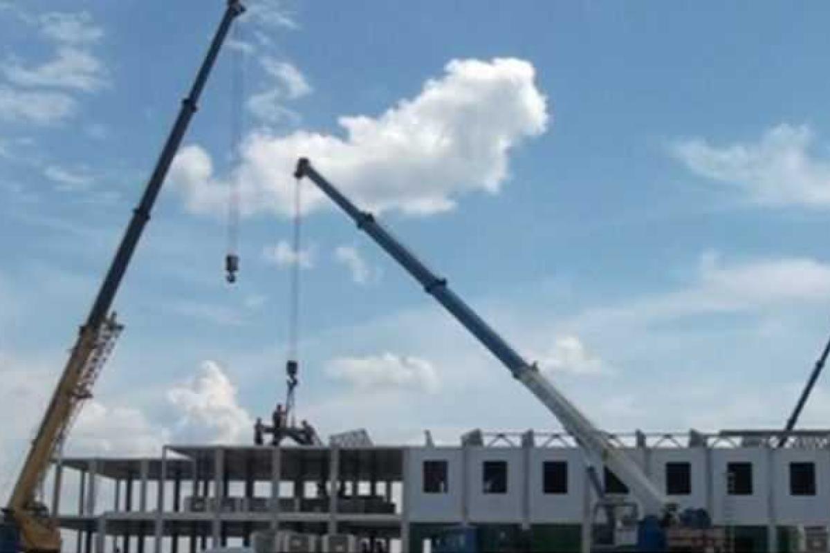 В Сеть попало видео строительства новой российской военной базы возле границы с Украиной