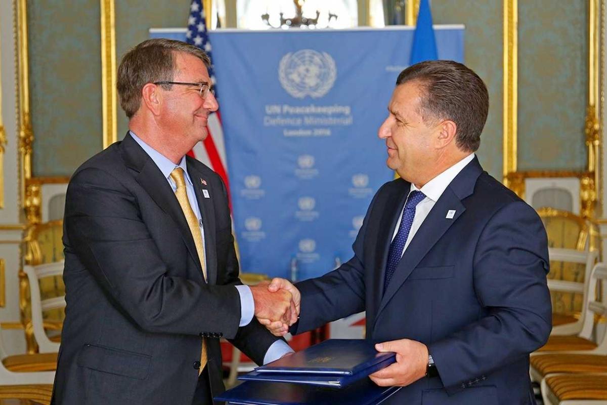 Украина и США подписали договор о военном сотрудничестве на пятилетний период