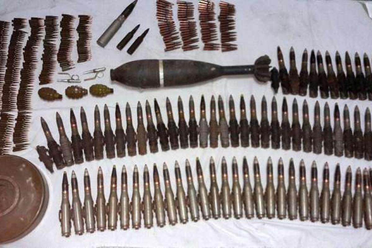 В Донецкой области обнаружили тайник с боеприпасами