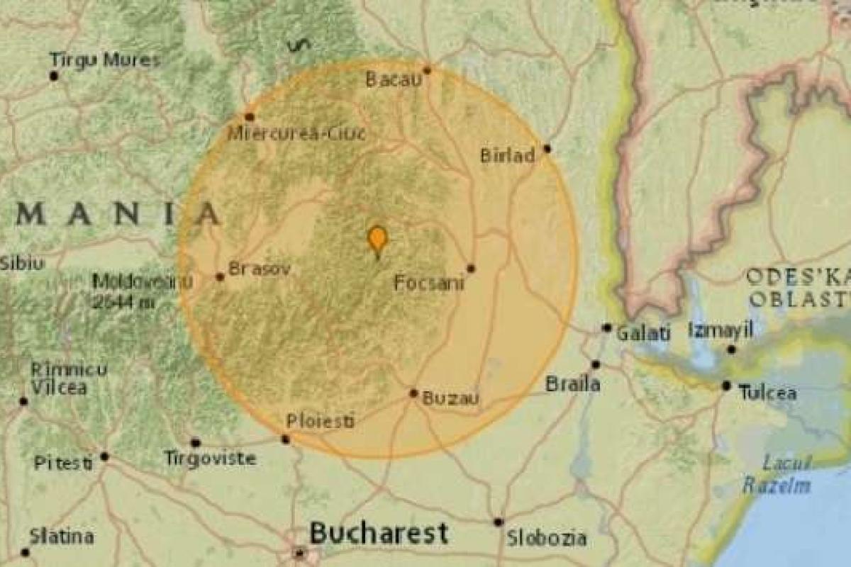 Отголоски мощного землетрясения докатились из Румынии до Украины