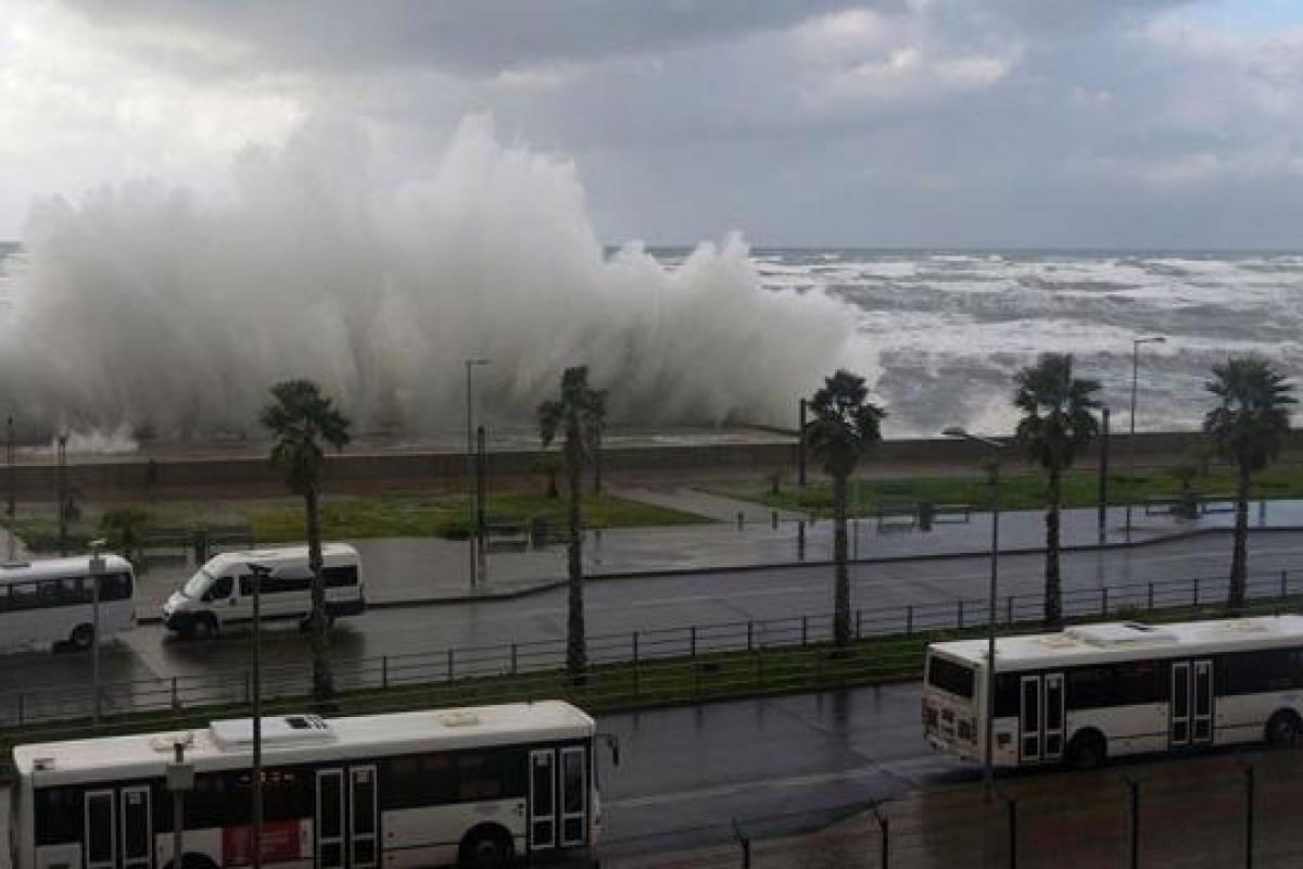 В российском Сочи устраняют последствия разбушевавшегося урагана В российском Сочи устраняют последствия разбушевавшегося урагана