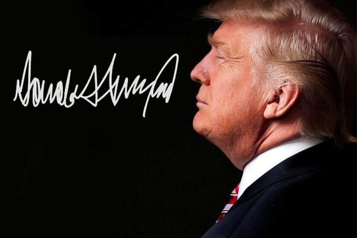 Графологи провели анализ подписи Трампа и составили его психологический портрет Графологи провели анализ подписи Трампа и составили его психологический портрет