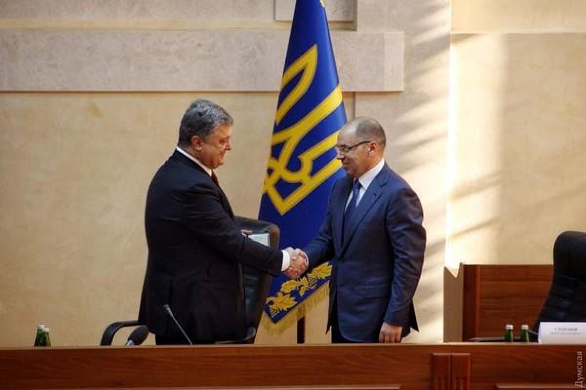 Порошенко представил нового губернатора Одесской области: трансляция визита Президента Порошенко представил нового губернатора Одесской области: трансляция визита Президента