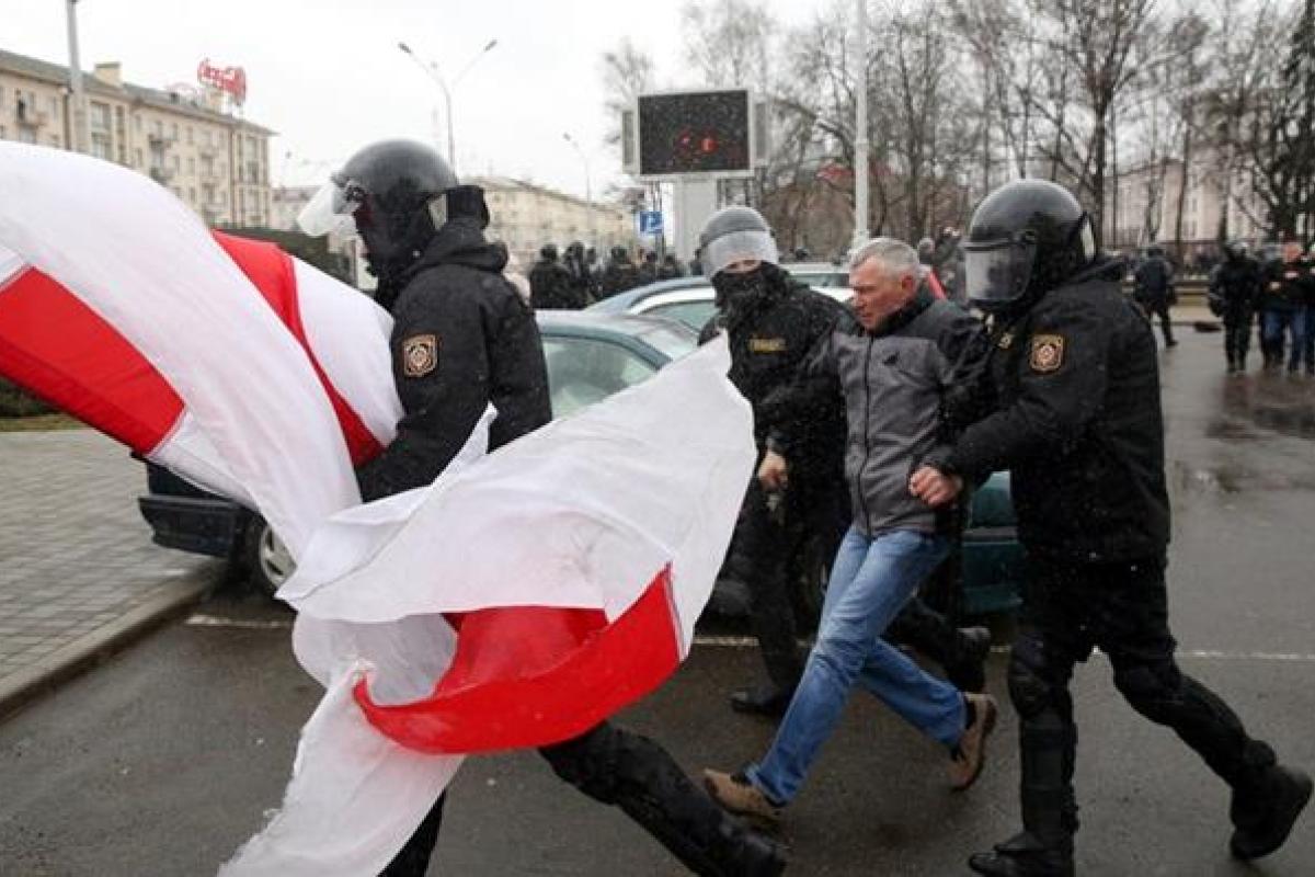 В Минске задержаны сотни участников Марша воли: опубликованы кадры