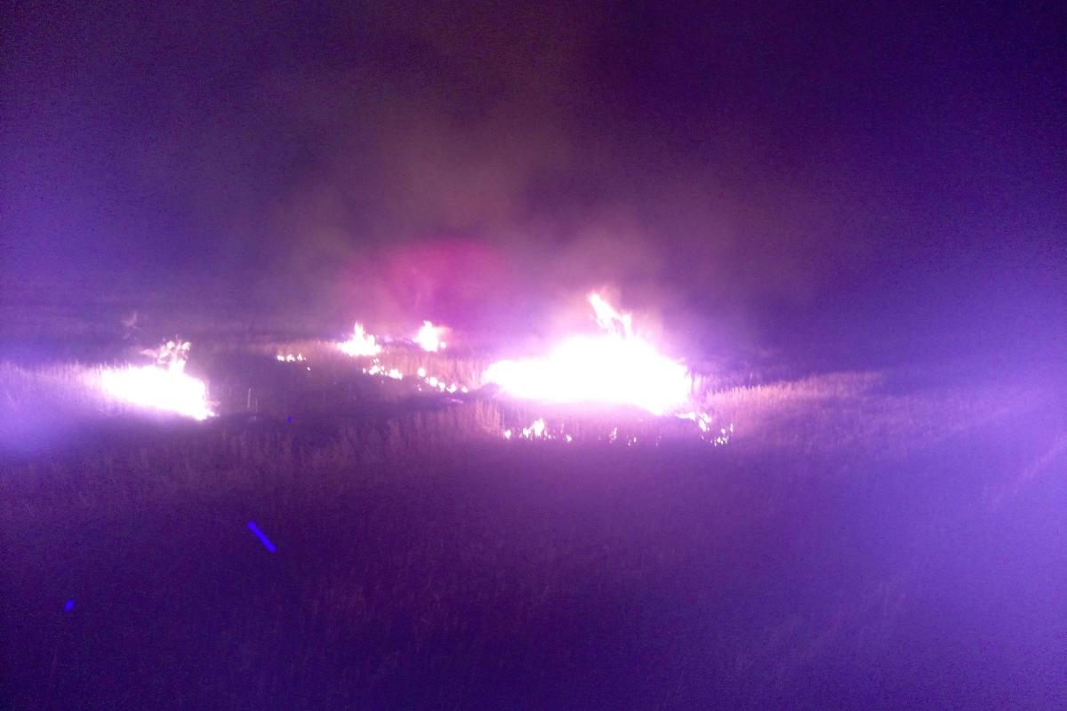 На Луганщине спасатели ликвидировали возгорание стерни на поле На Луганщине спасатели ликвидировали возгорание стерни на поле
