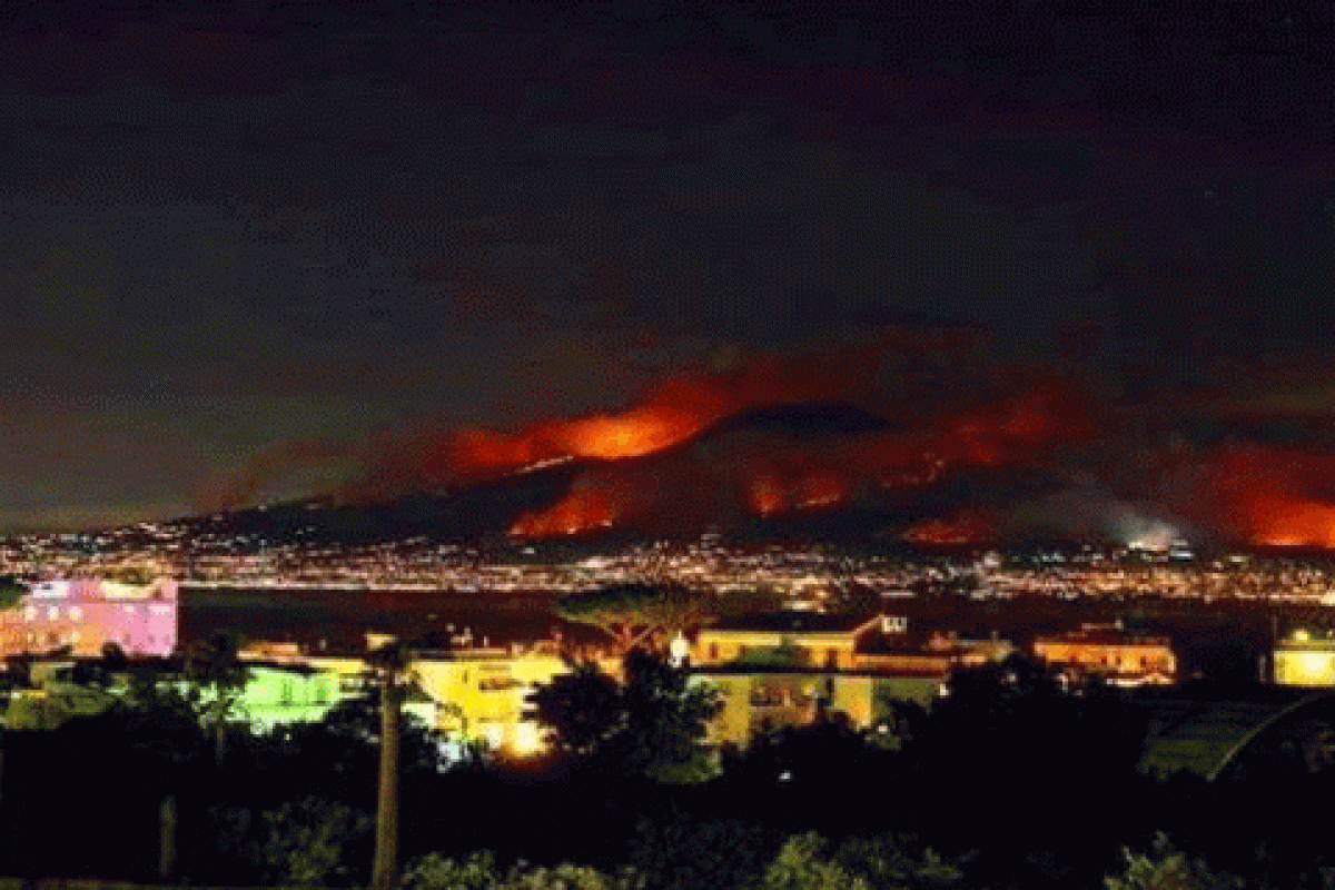 В Италии проснулся вулкан Везувий: идет эвакуация жителей