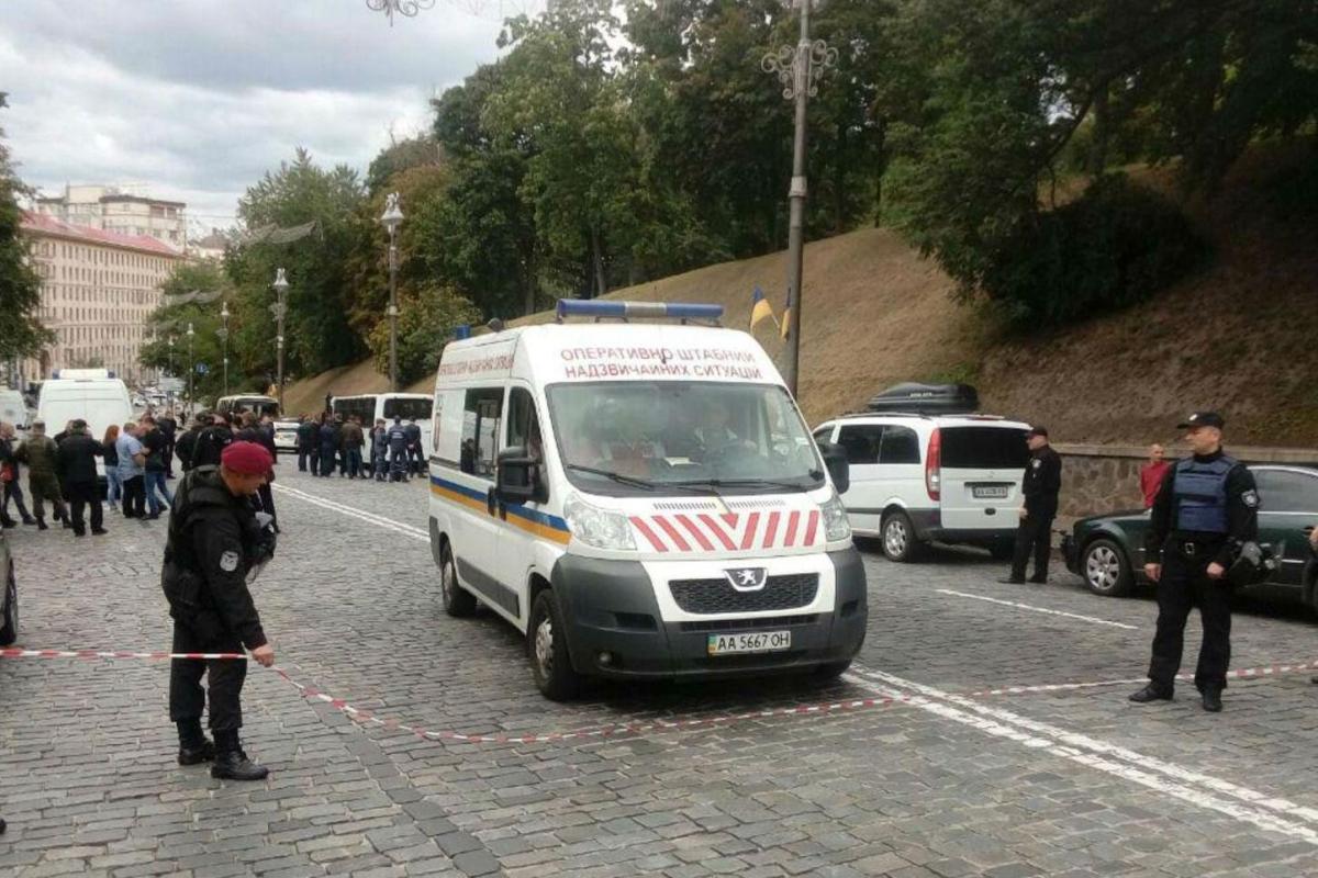 Появились некоторые подробности взрыва в центре Киева Появились некоторые подробности взрыва в центре Киева