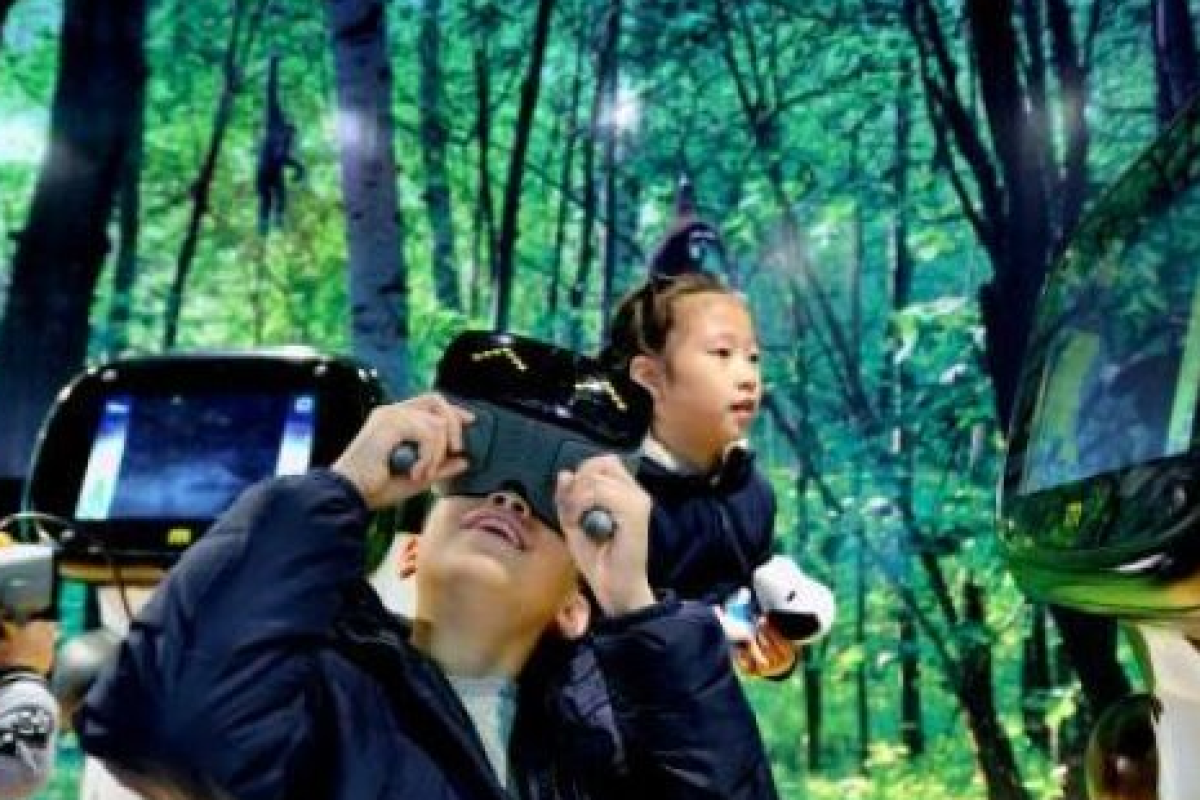 В Китае открыли виртуальный зоопарк