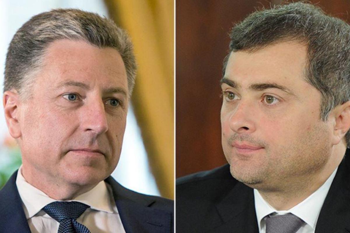 Сурков прокомментировал переговоры с Волкером касательно Донбасса Сурков прокомментировал переговоры с Волкером касательно Донбасса