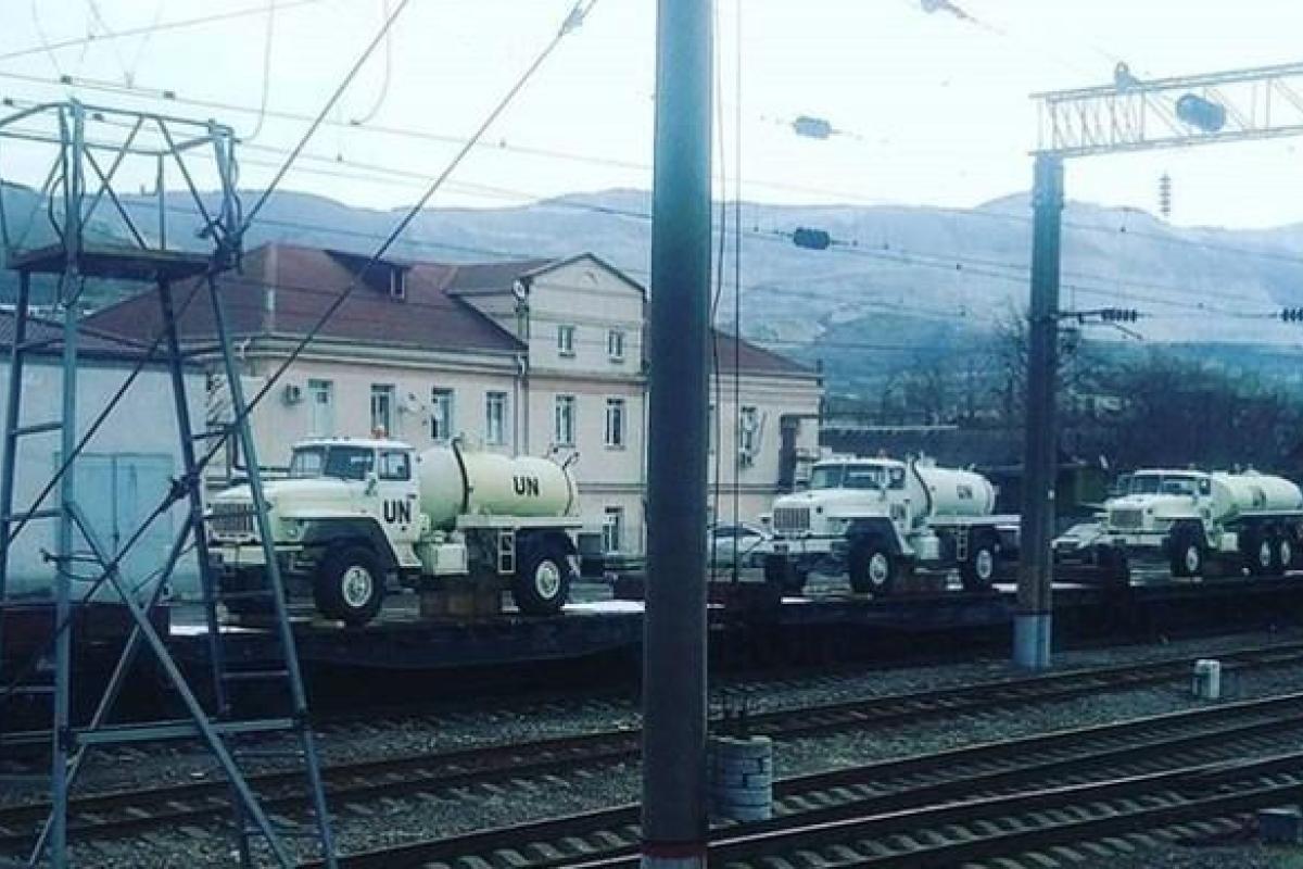 В Новороссийске замечена российская техника с маркировкой ООН - InformNapalm В Новороссийске замечена российская техника с маркировкой ООН - InformNapalm