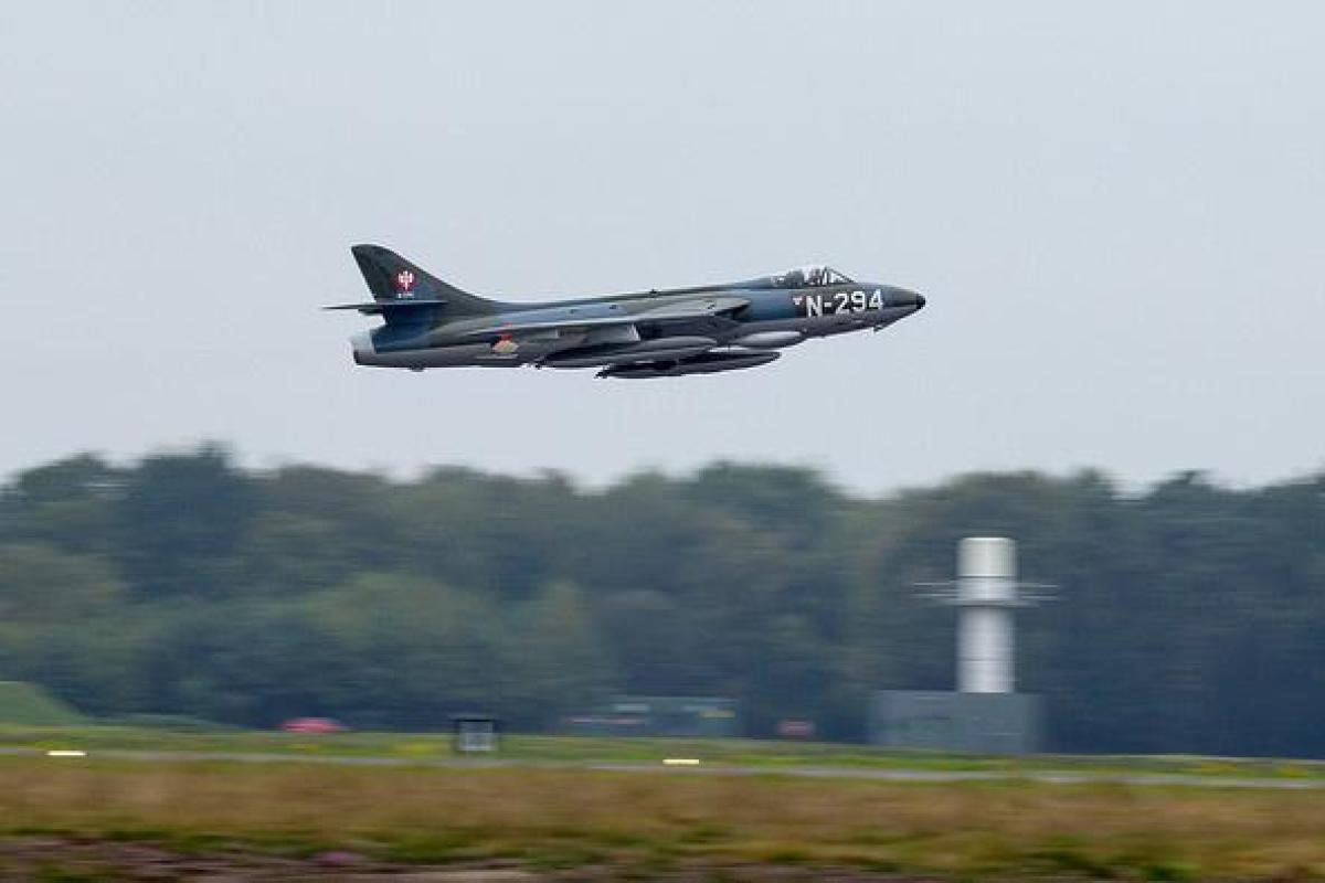 Во время учений Sentry Aloha разбился истребитель Hawker Hunter ВВС​​​​​​​ США