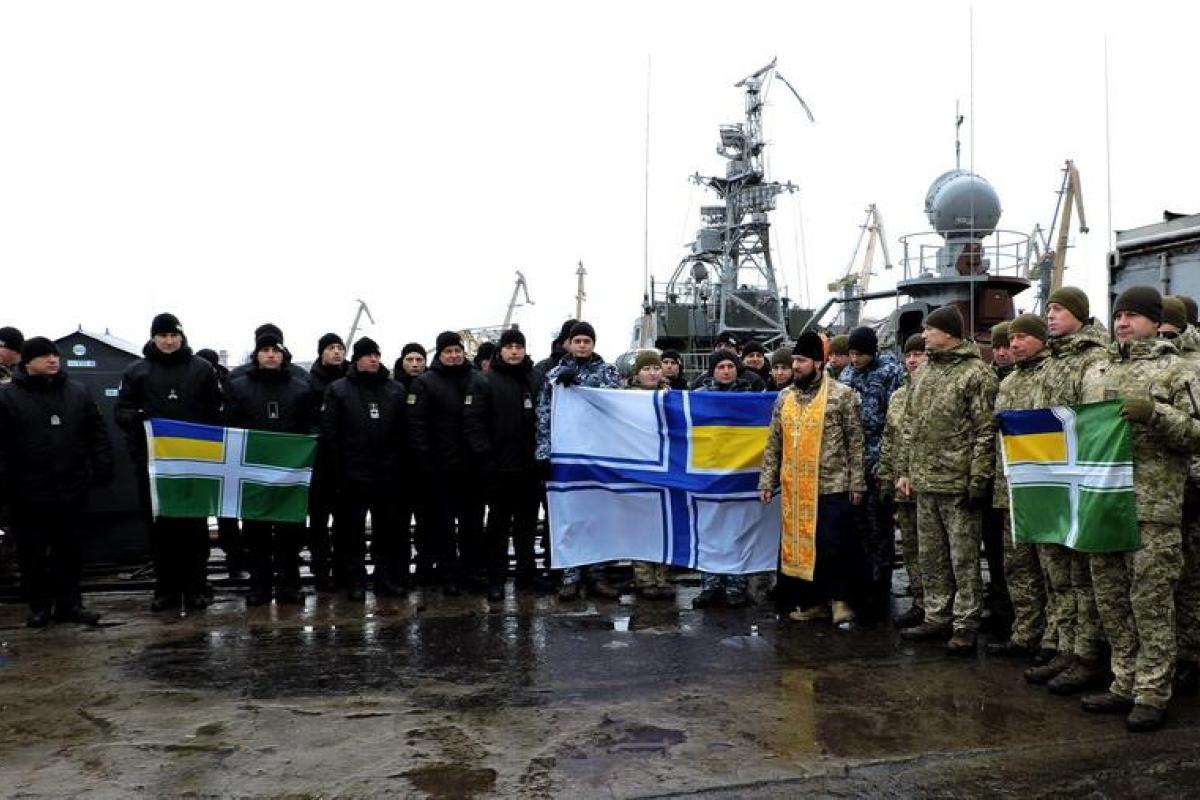 В Мариуполе провели акцию поддержки пленных украинских моряков