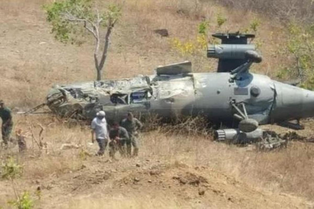 В Венесуэле потерпел крушение российский боевой вертолет Ми-35