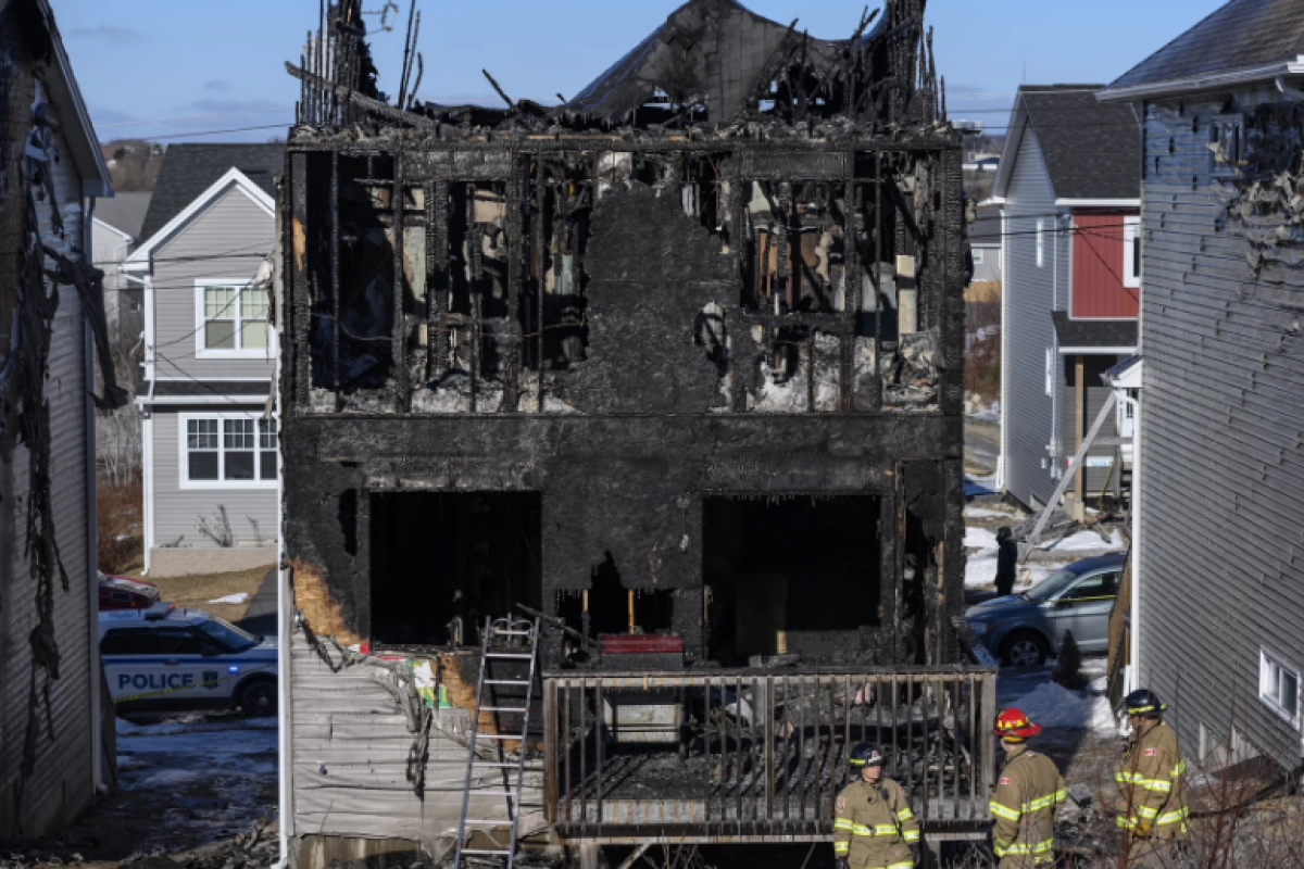 В Канаде жертвами пожара стали семеро детей одной семьи