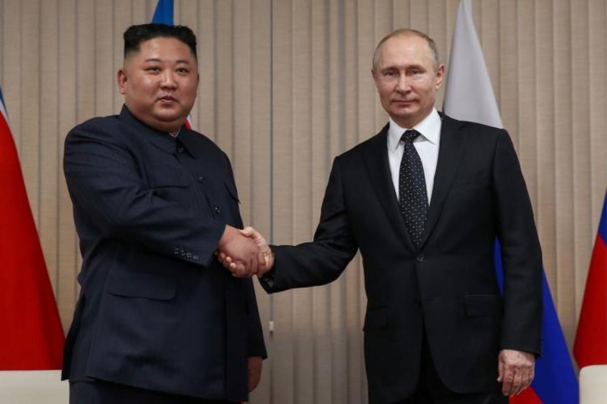 Состоялись переговоры лидеров Северной Кореи и РФ Состоялись переговоры лидеров Северной Кореи и РФ