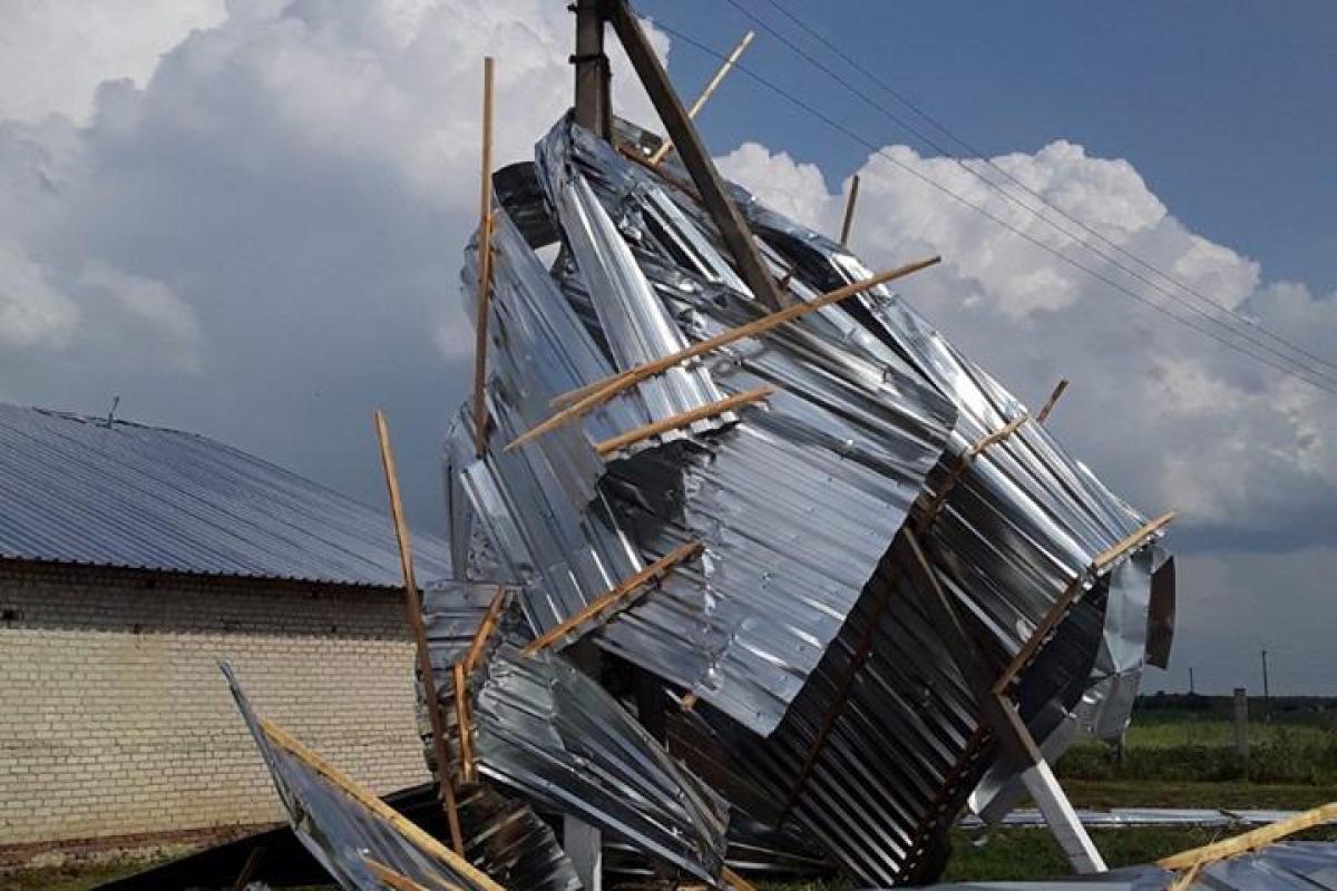 Сорванные крыши, оборванные провода и поваленные деревья: над Луганщиной пронесся грозовой фронт