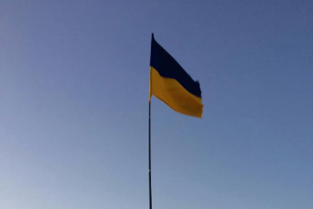 В оккупированном Крыму патриоты подняли флаг Украины