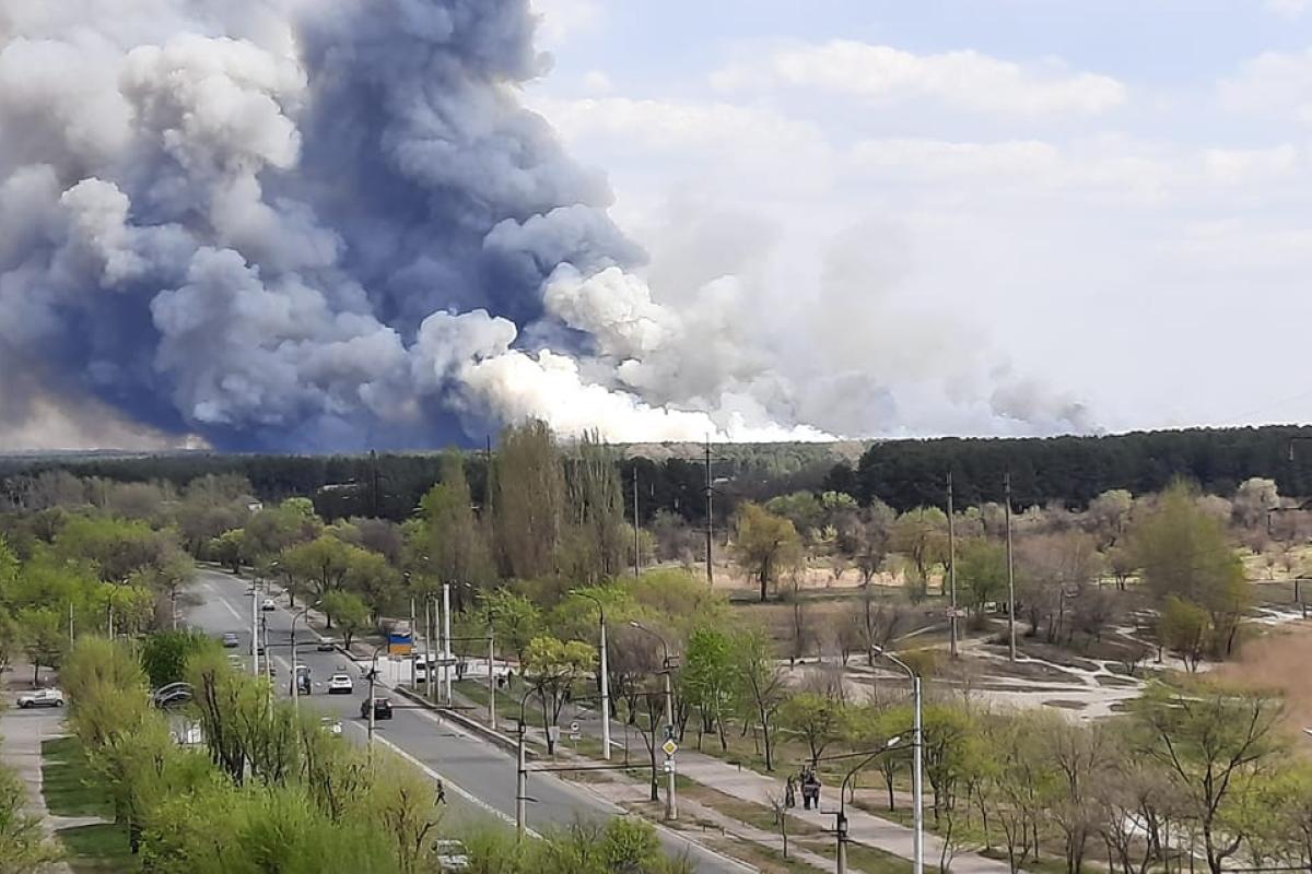 Под Северодонецком вспыхнул лесной пожар: выгорело 27 га соснового леса Под Северодонецком вспыхнул лесной пожар: выгорело 27 га соснового леса