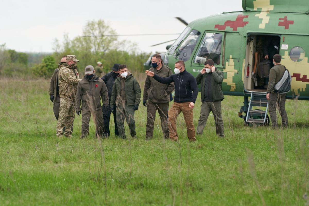 Президент Украины прибыл с рабочей поездкой в Луганскую область