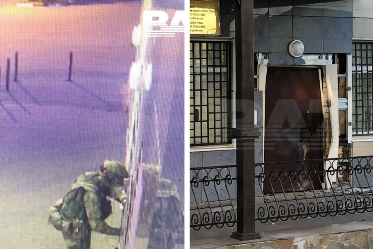 У Росії розшукують чоловіка, який влаштував вибух у відділенні поліції та вбив трьох людей У Росії розшукують чоловіка, який влаштував вибух у відділенні поліції та вбив трьох людей