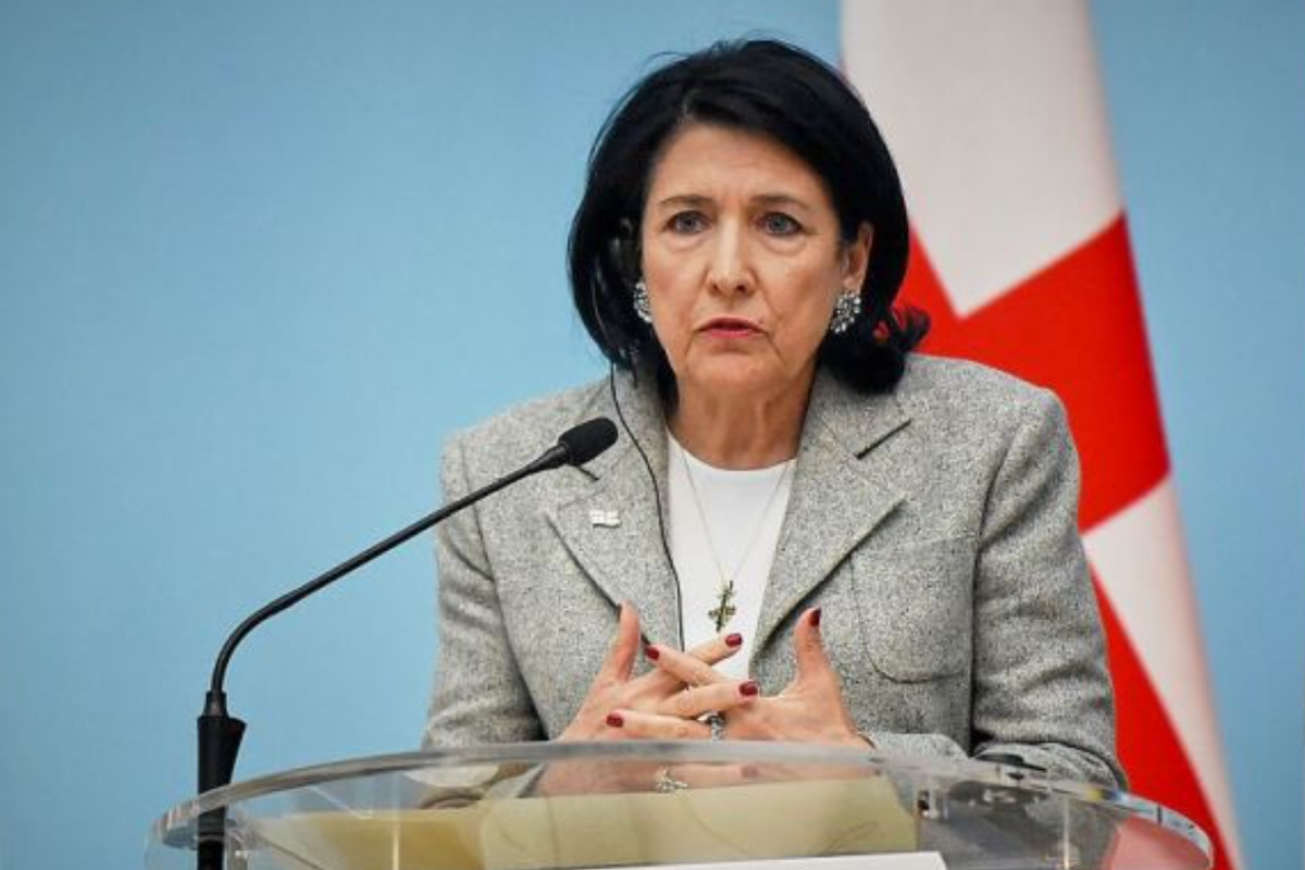 Президент Грузії зробила заяву щодо помилування Саакашвілі Президент Грузії зробила заяву щодо помилування Саакашвілі