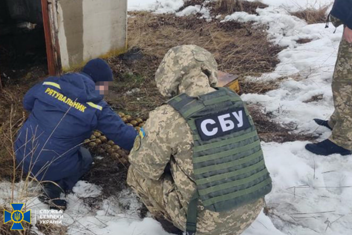 На Луганщині виявлено схрон ворожої диверсійної групи