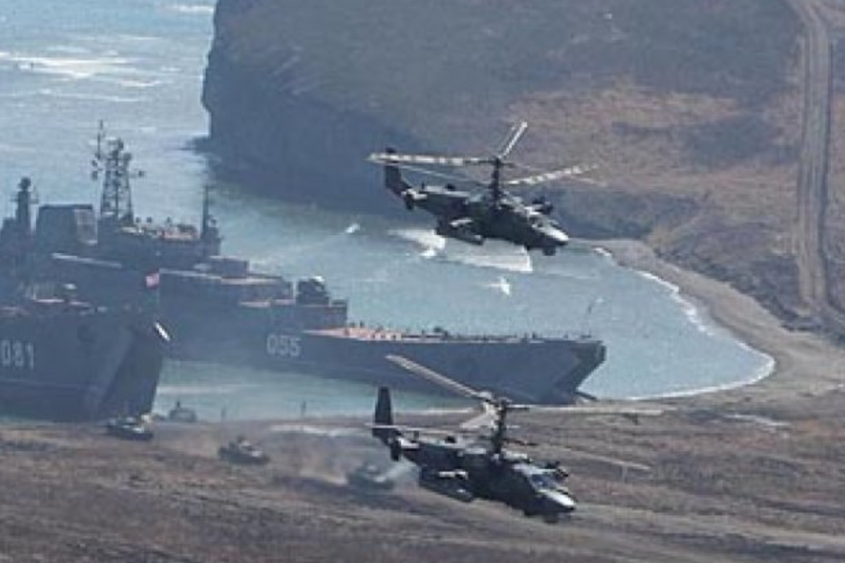 росія проводить військові навчання на Курильських островах росія проводить військові навчання на Курильських островах