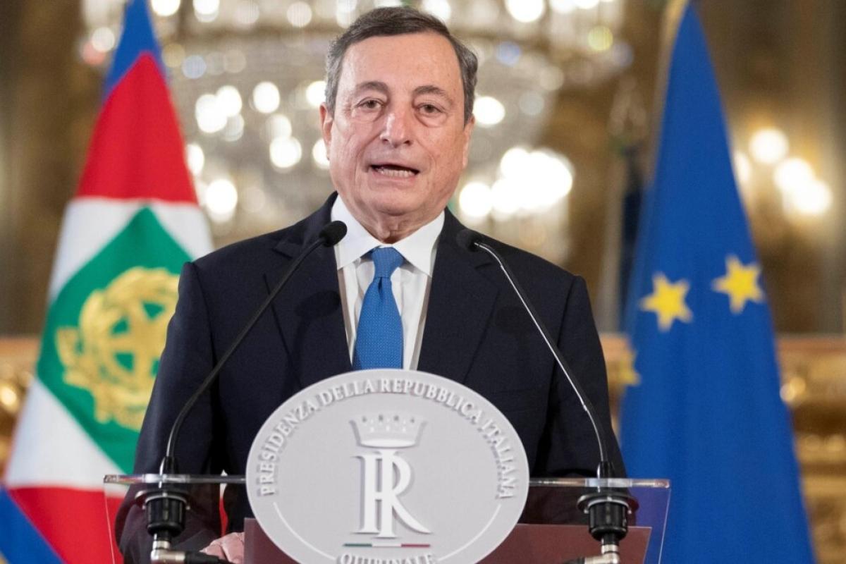 Президент Італії прийняв відставку прем'єр-міністра Маріо Драгі Президент Італії прийняв відставку прем'єр-міністра Маріо Драгі