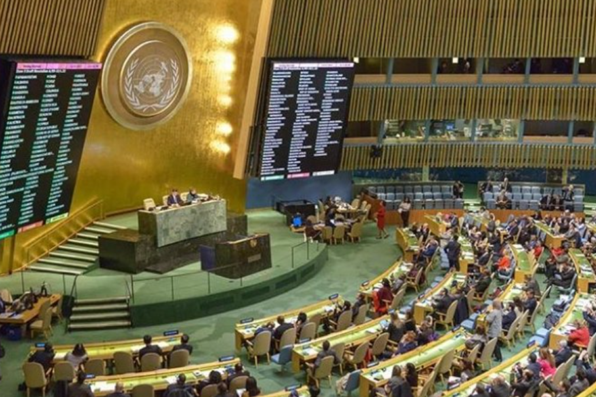 Генасамблея ООН збереться на термінове засідання через спроби РФ анексувати території України Генасамблея ООН збереться на термінове засідання через спроби РФ анексувати території України